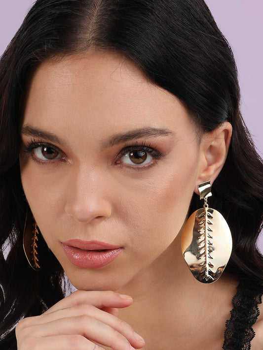 Gold Plated Drop Earrings