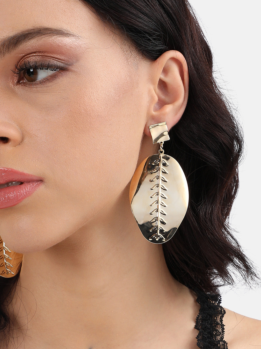 Gold Plated Drop Earrings