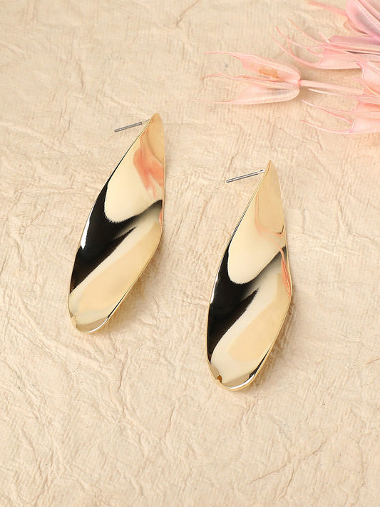 Gold-Plated Drop Earrings