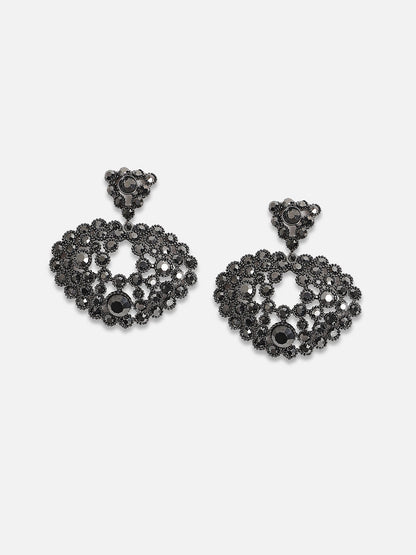 Silver-Plated Contemporary Stud Earrings