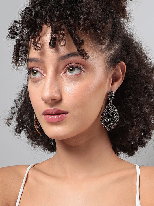 Gold-Plated Drop Earrings
