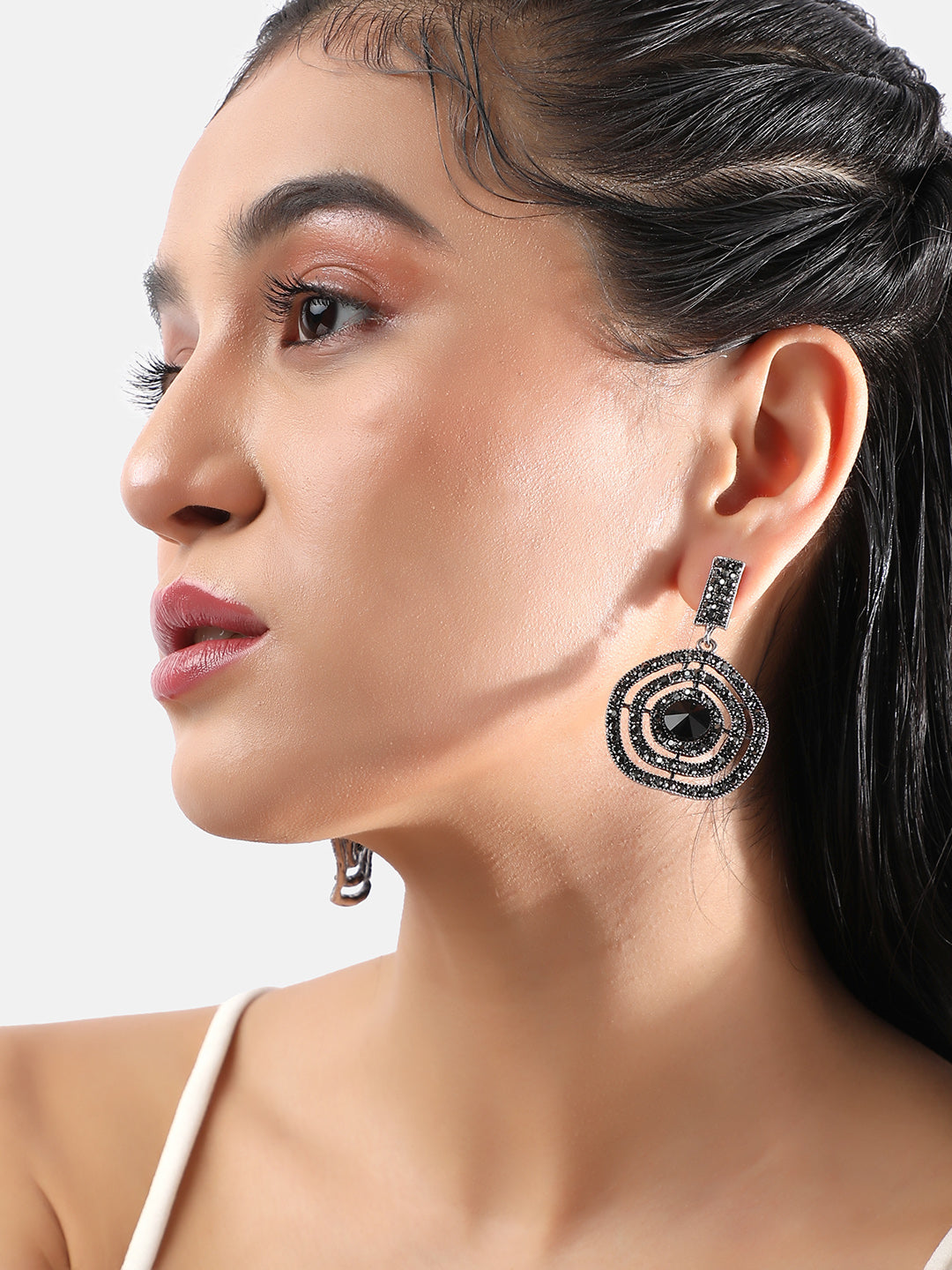 Contemporary Drop Earrings