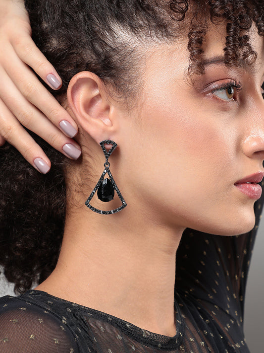 Contemporary Drop Earrings