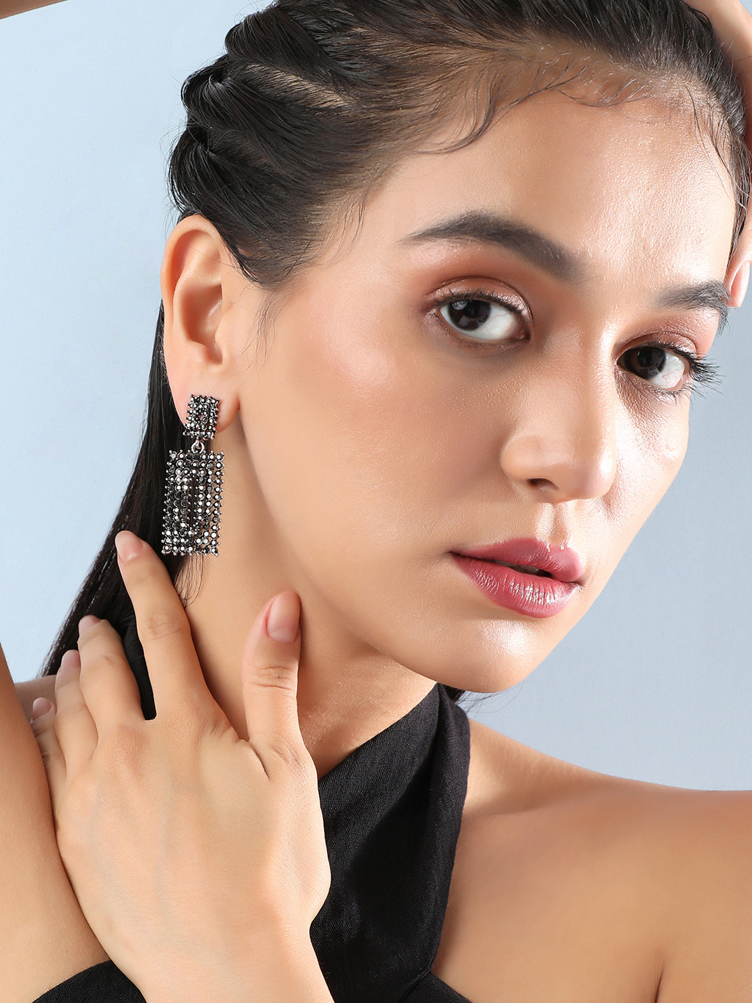 Contemporary Drop Earrings