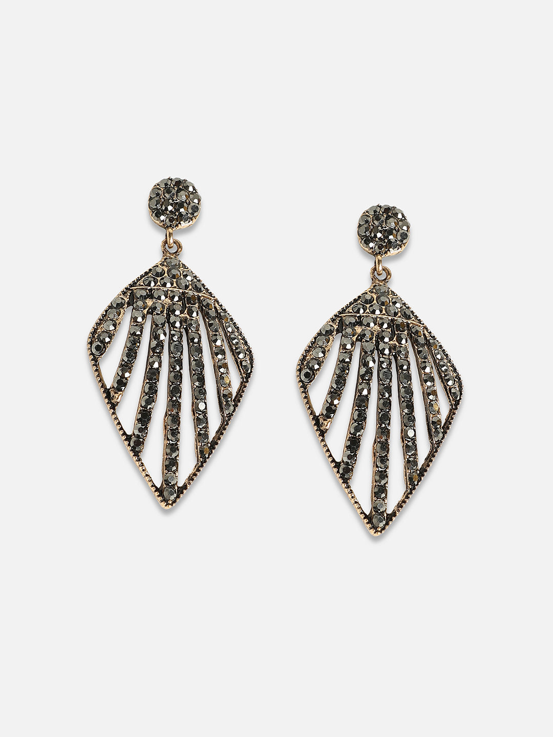 Silver-Plated Drop Earrings