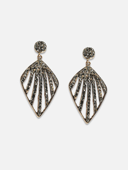 Silver-Plated Drop Earrings