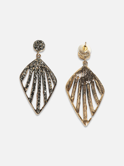 Silver-Plated Drop Earrings