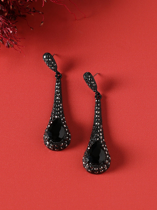 Contemporary Artificial Stones Drop Earrings