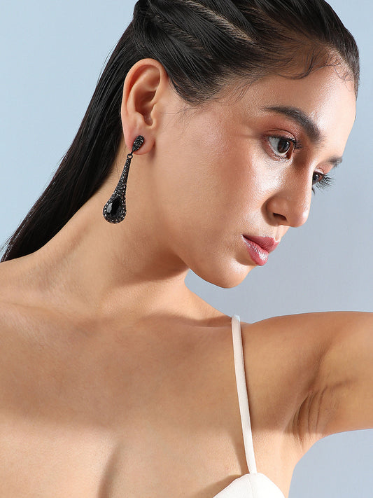 Contemporary Artificial Stones Drop Earrings