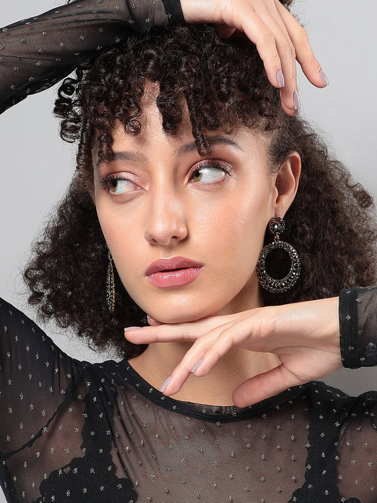 Gold Plated Drop Earrings