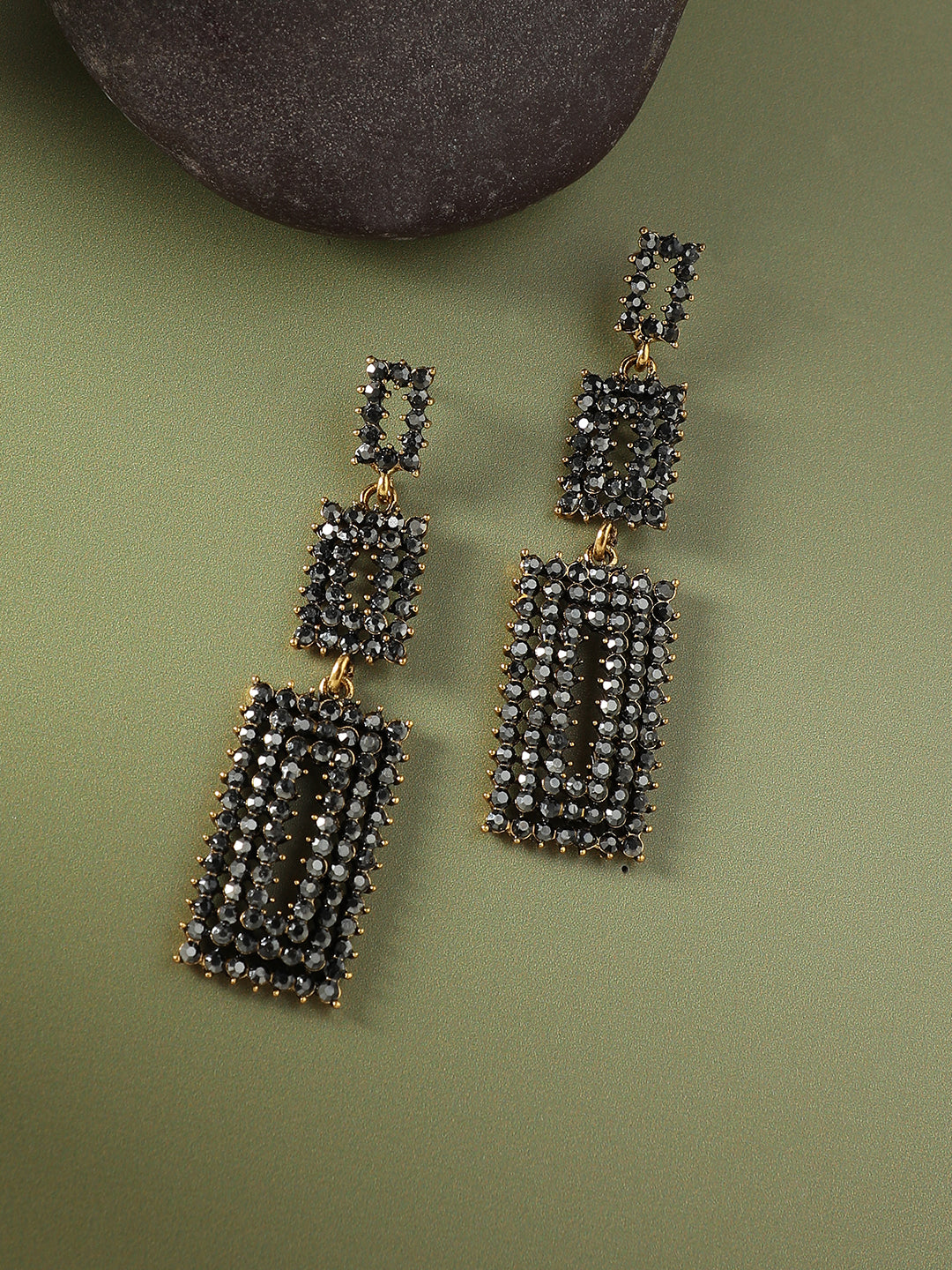 Contemporary Drop Earrings