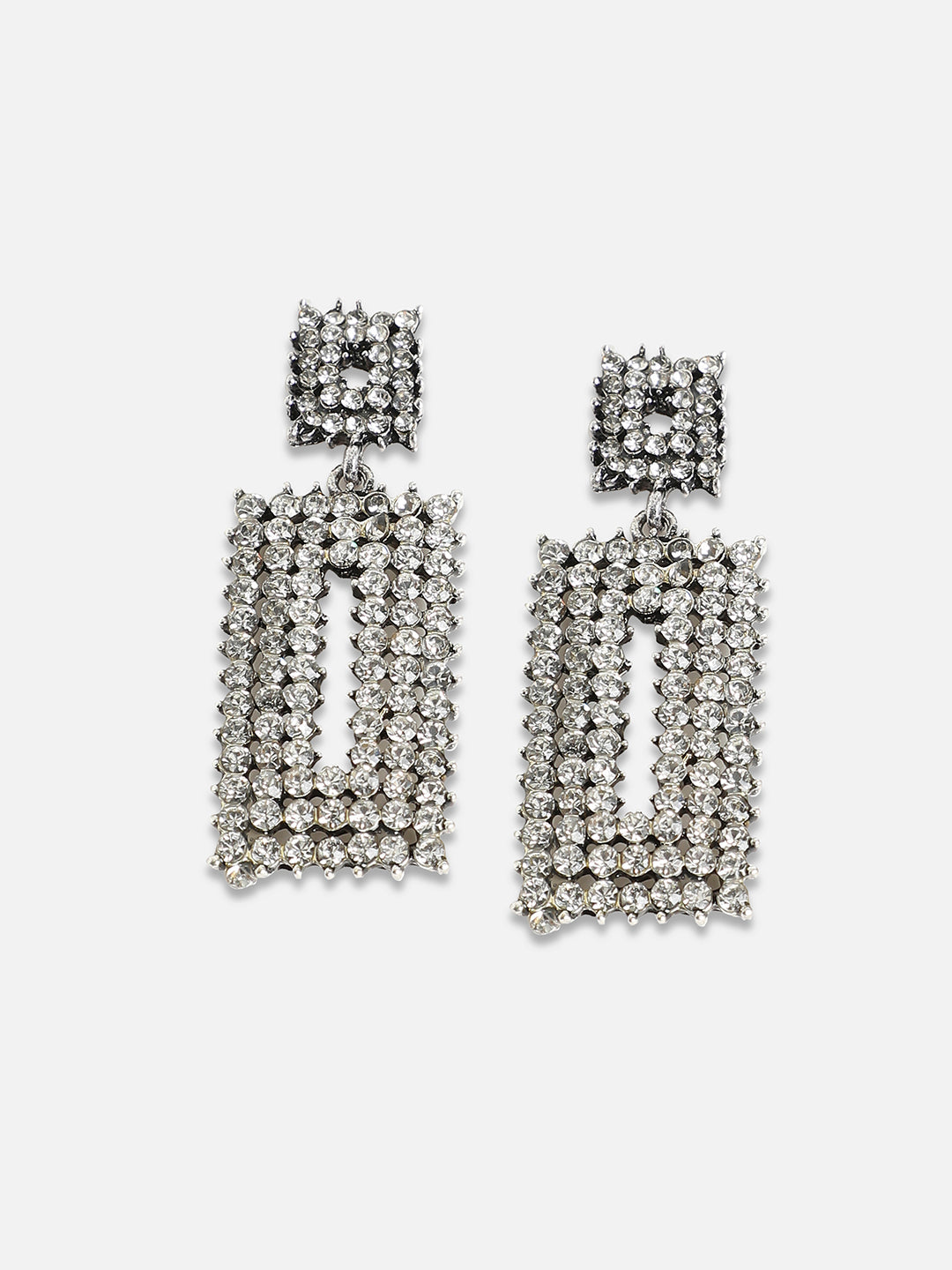 Silver Plated Drop Earrings