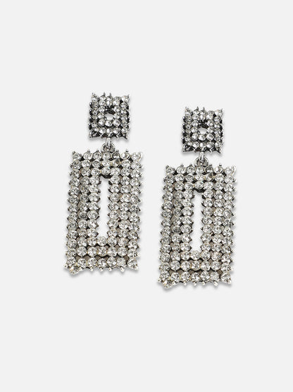 Silver Plated Drop Earrings