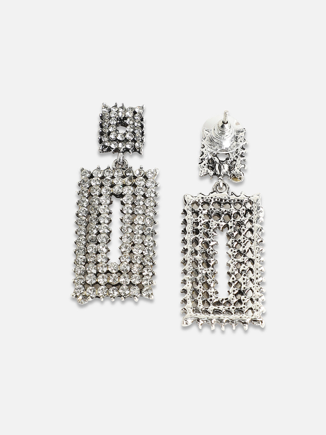 Silver Plated Drop Earrings