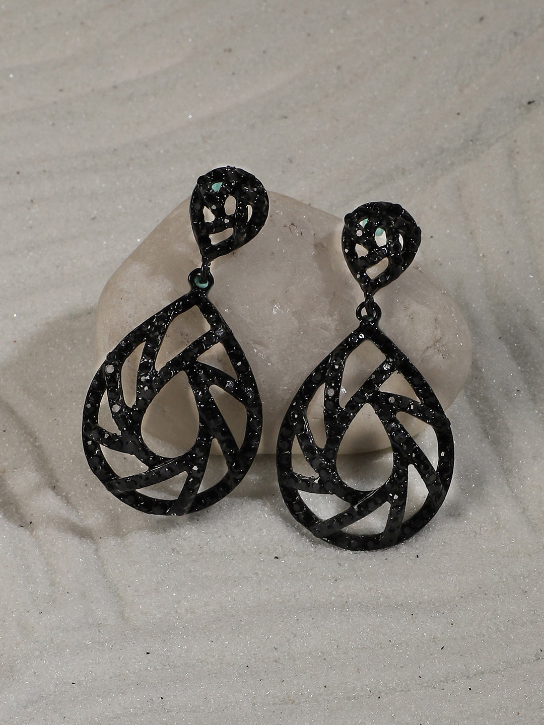 Contemporary Artificial Stones Drop Earrings