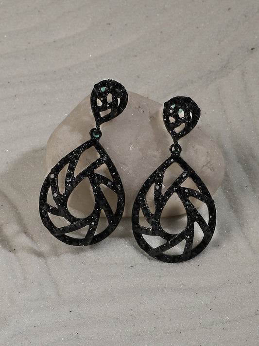 Contemporary Artificial Stones Drop Earrings