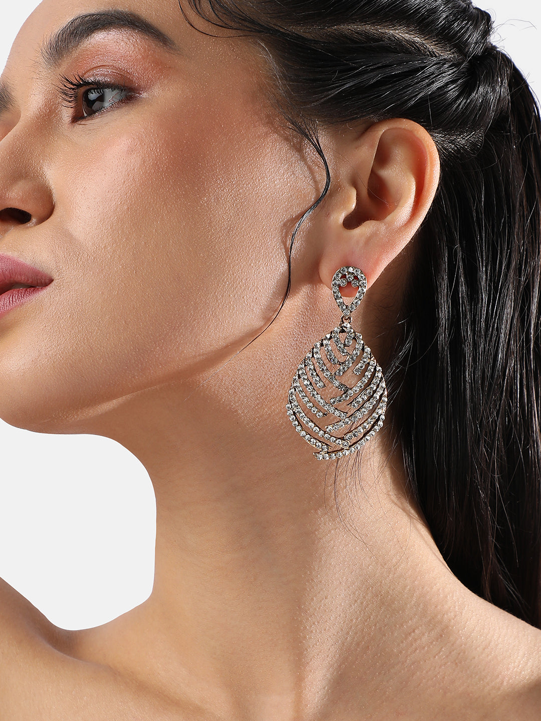 Gold Plated Drop Earrings