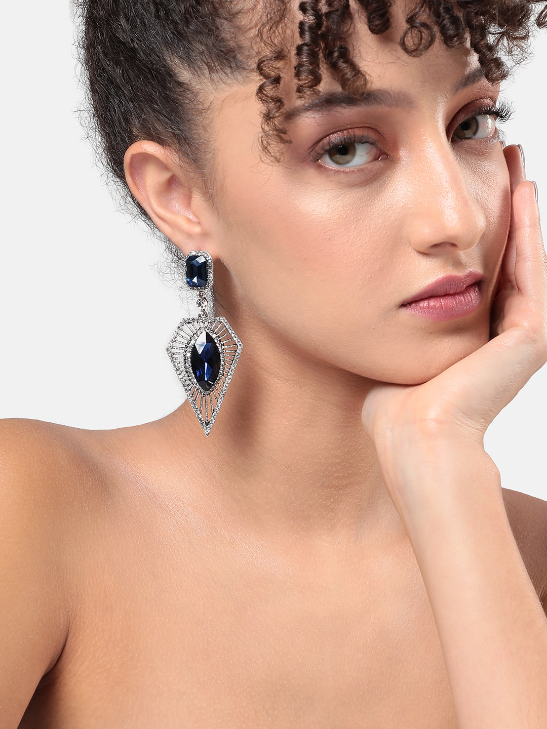 Contemporary Drop Earrings