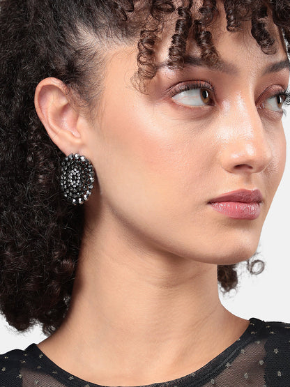 Contemporary Artificial Stones Studs Earrings