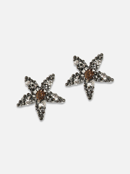 Silver-Plated Studs Earrings