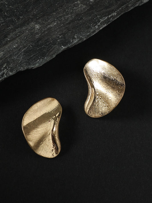 Gold-Plated Stud Earrings