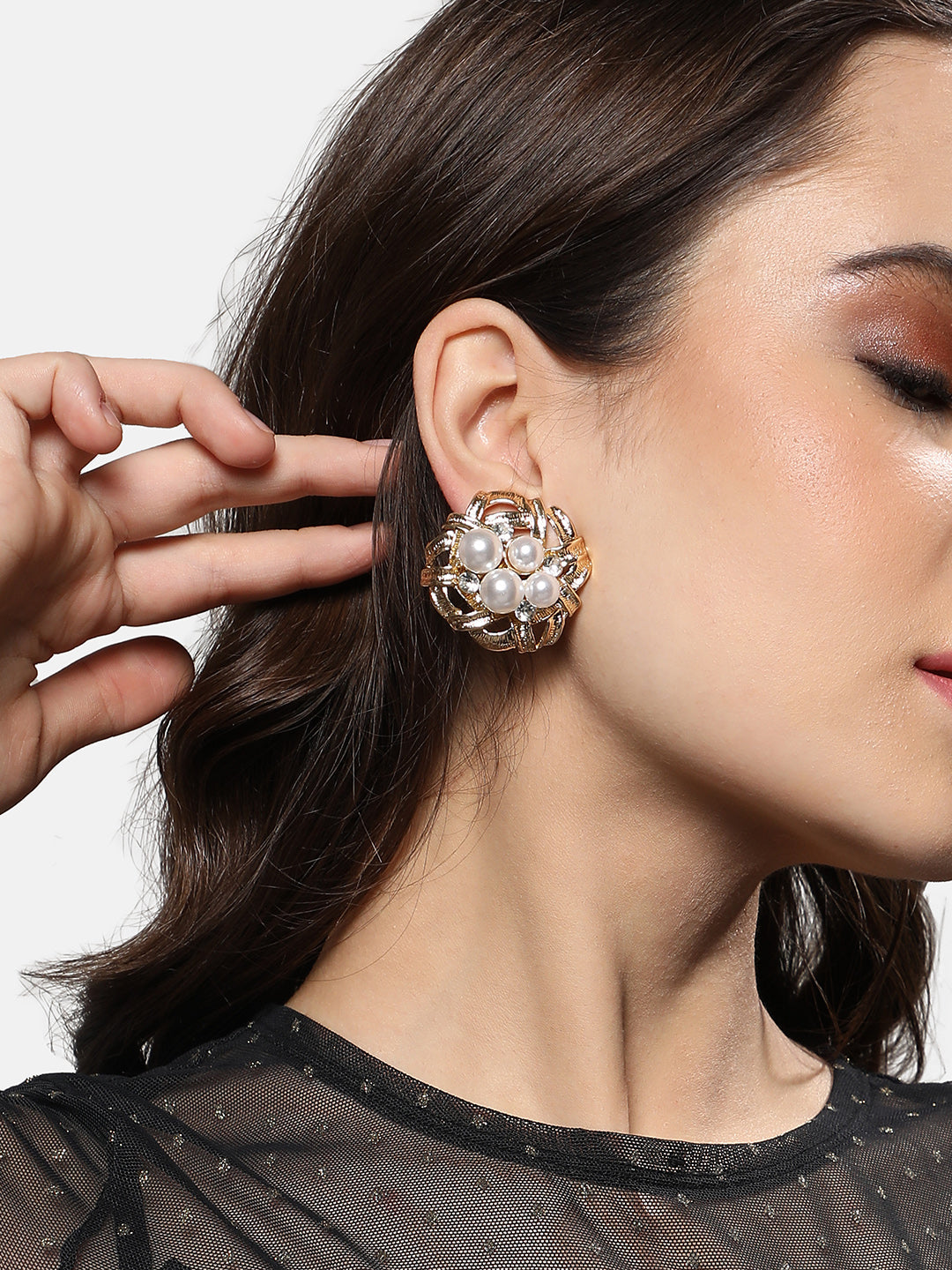 Contemporary Jhumkas Earrings