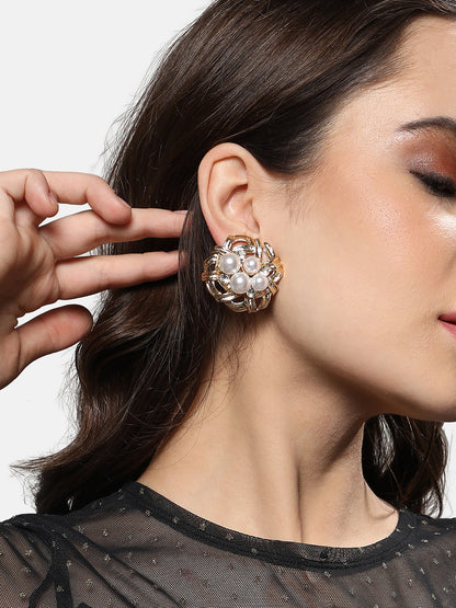 Contemporary Jhumkas Earrings