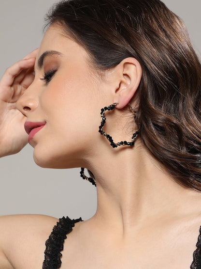 Contemporary Hoop Earrings