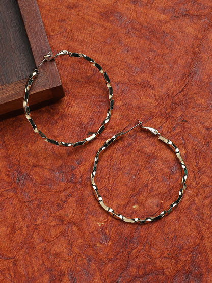 Gold Plated Hoop Earrings