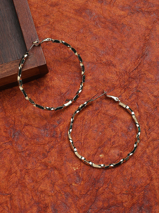 Gold Plated Hoop Earrings
