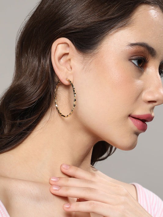 Gold Plated Hoop Earrings