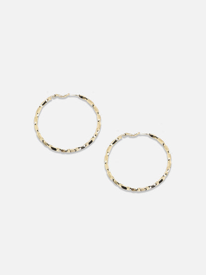 Gold Plated Hoop Earrings