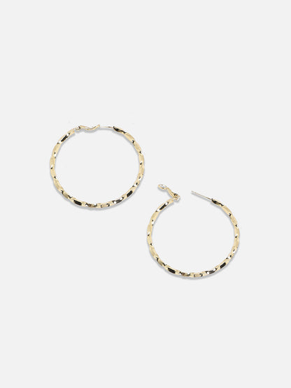 Gold Plated Hoop Earrings