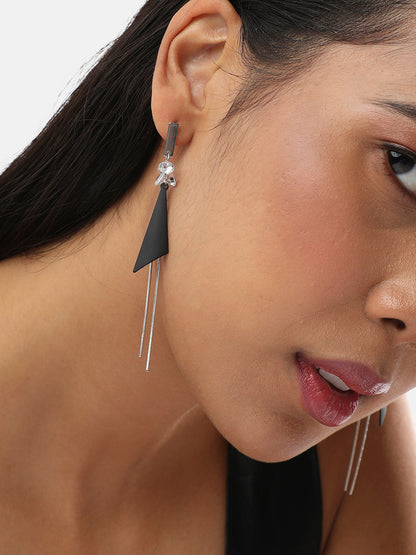 Silver Plated Drop Earrings