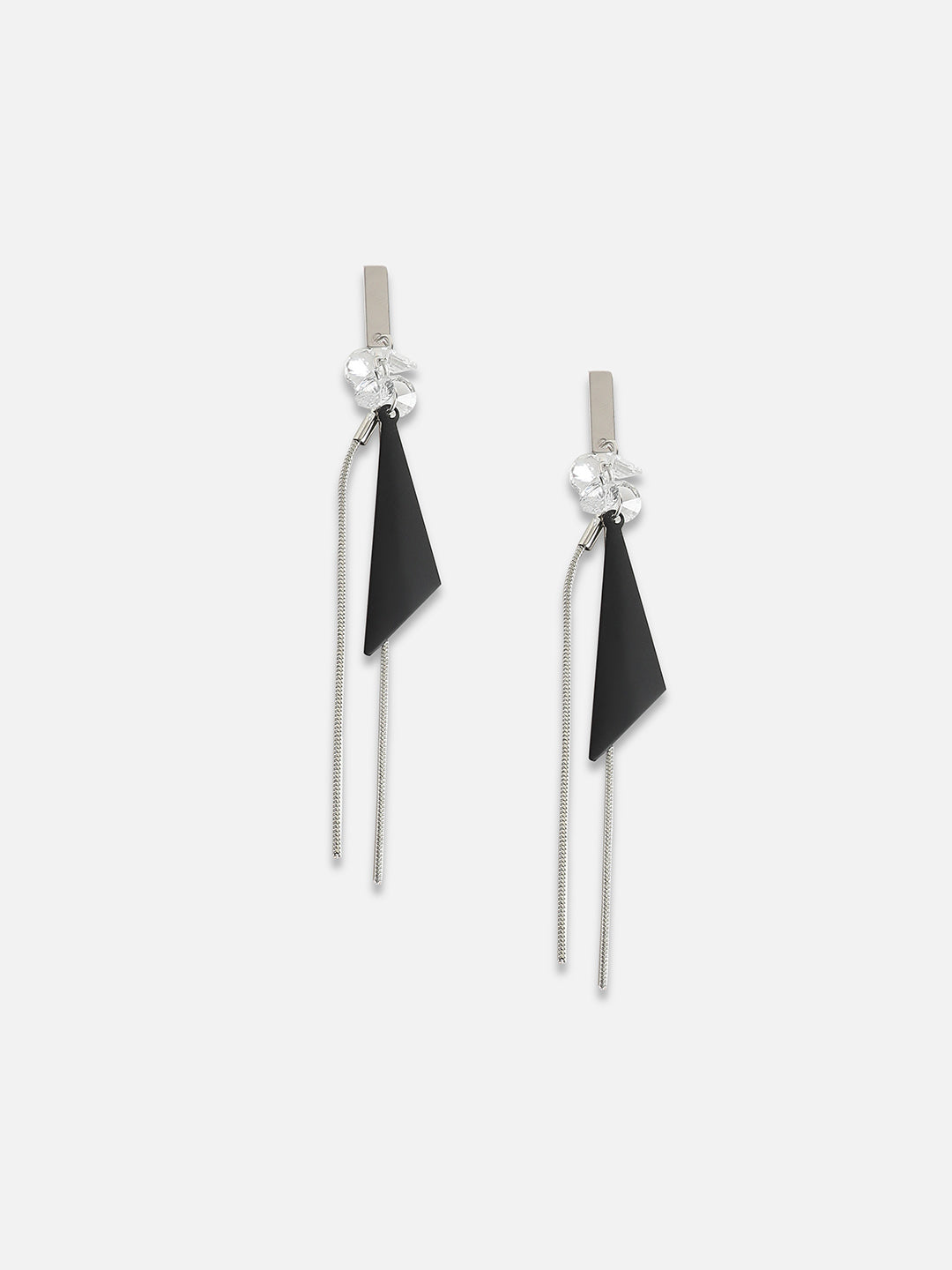 Silver Plated Drop Earrings