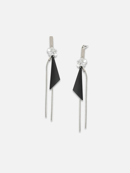 Silver Plated Drop Earrings
