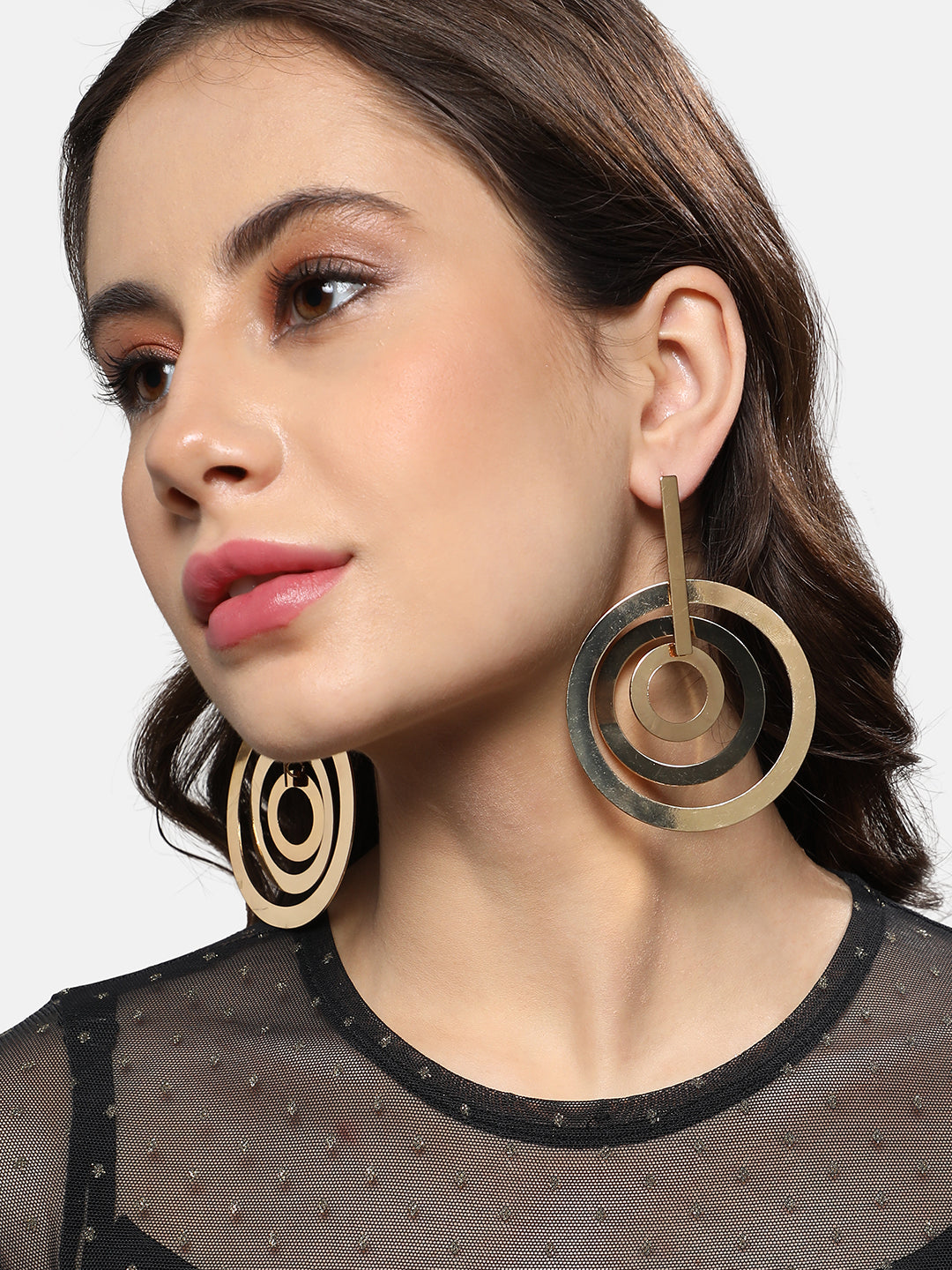 Contemporary Drop Earrings