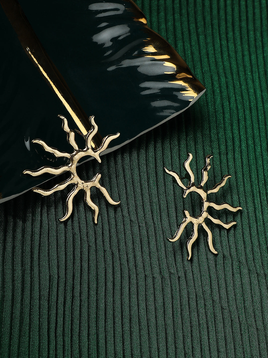 Gold-Plated Stud Earrings