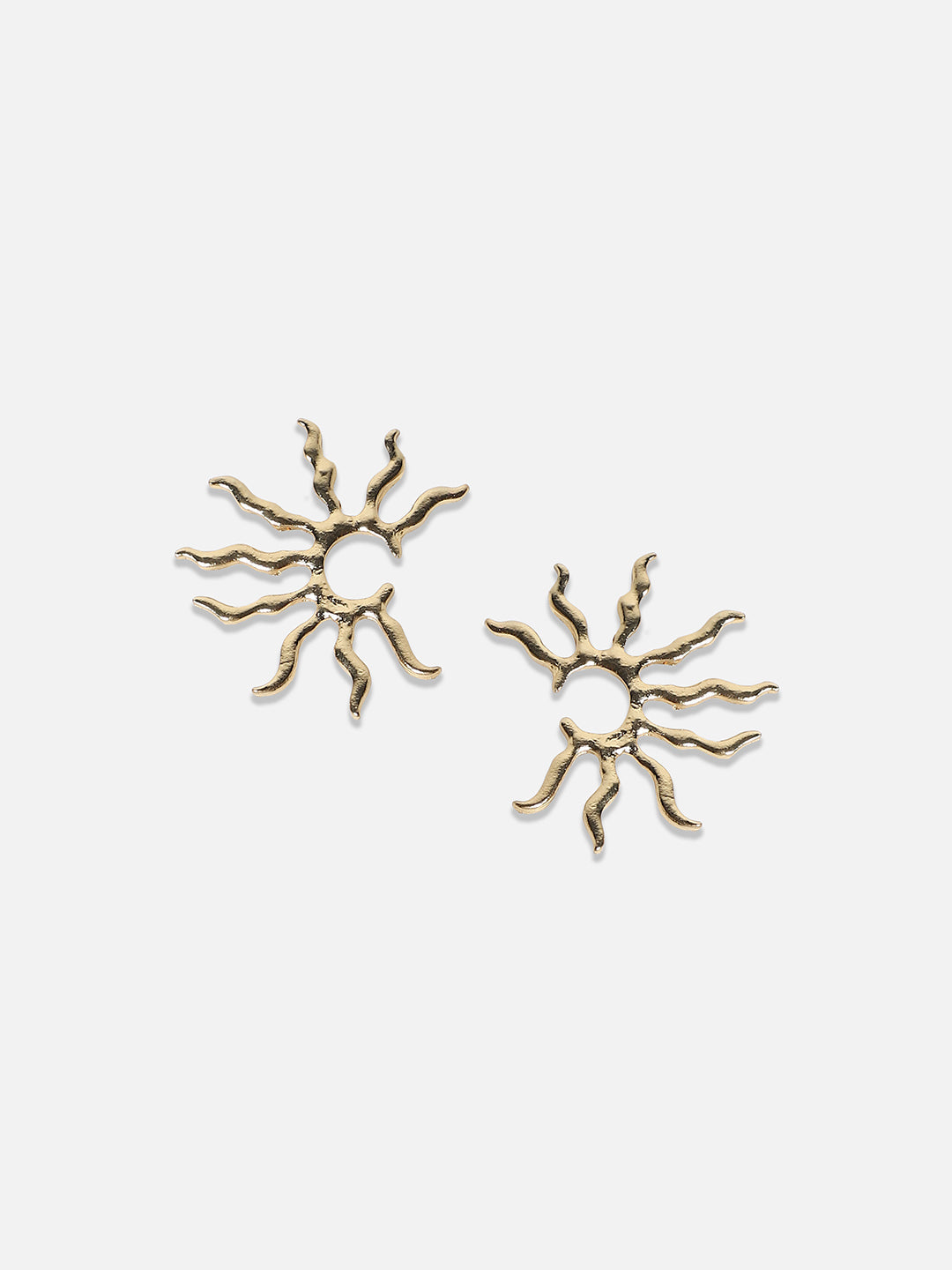 Gold-Plated Stud Earrings