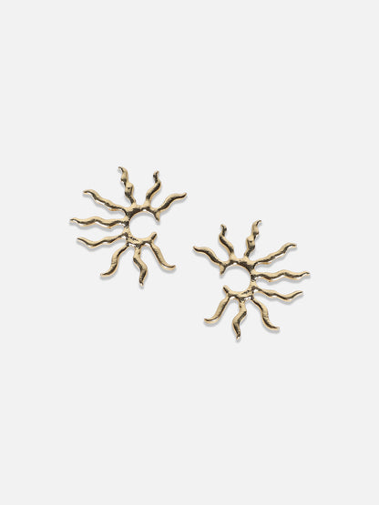 Gold-Plated Stud Earrings