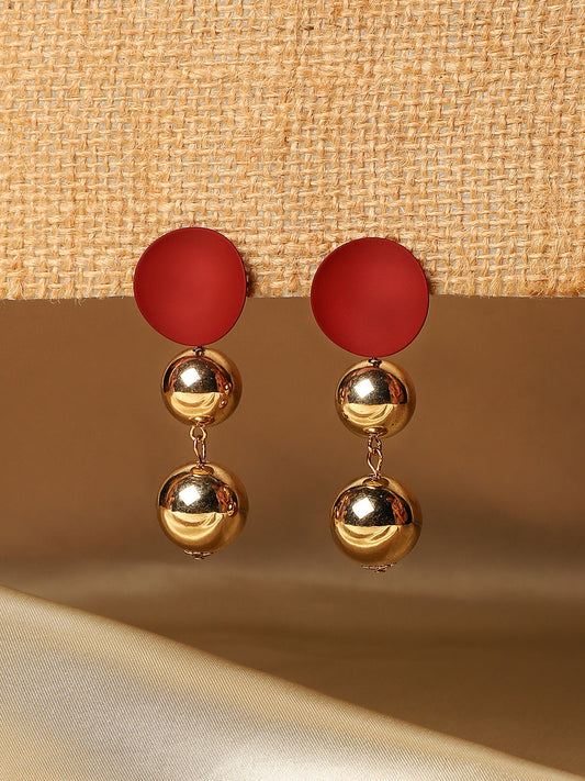 Contemporary Drop Earrings