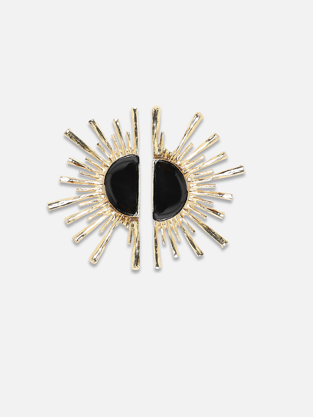 Artificial Beads Gold-Plated Drop Earrings
