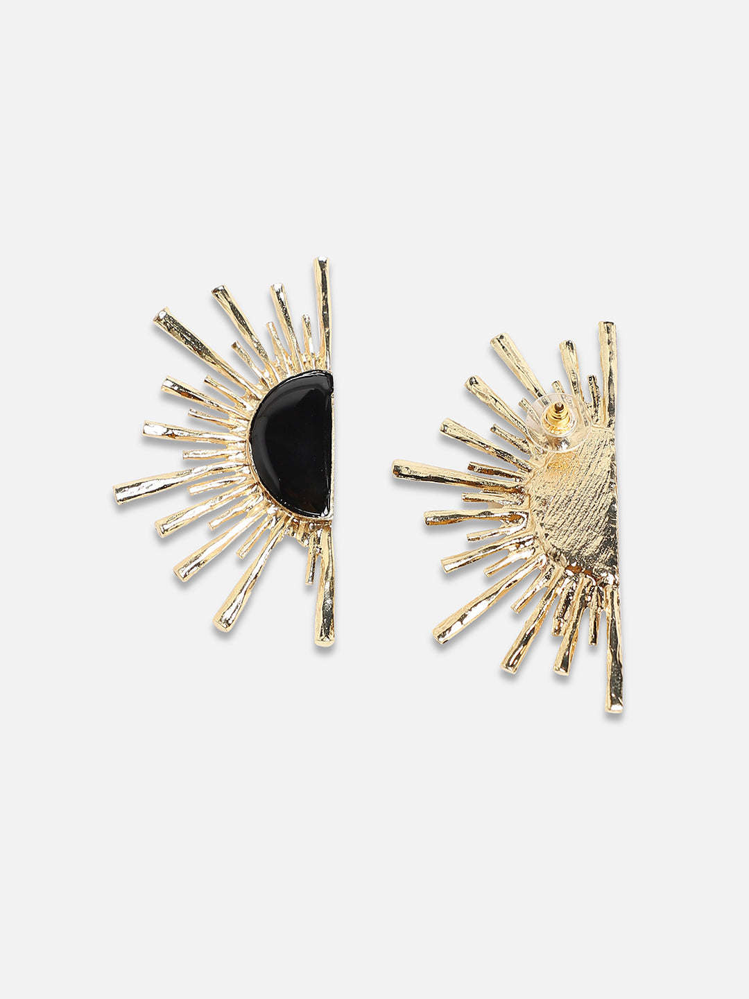 Artificial Beads Gold-Plated Drop Earrings