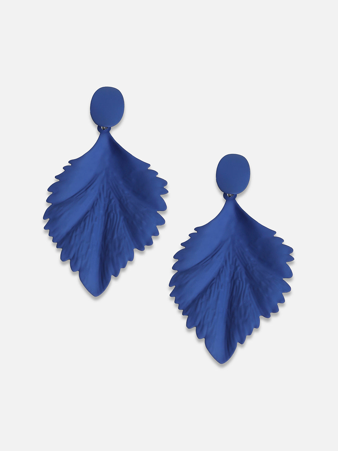 Leaf Shaped Drop Earrings