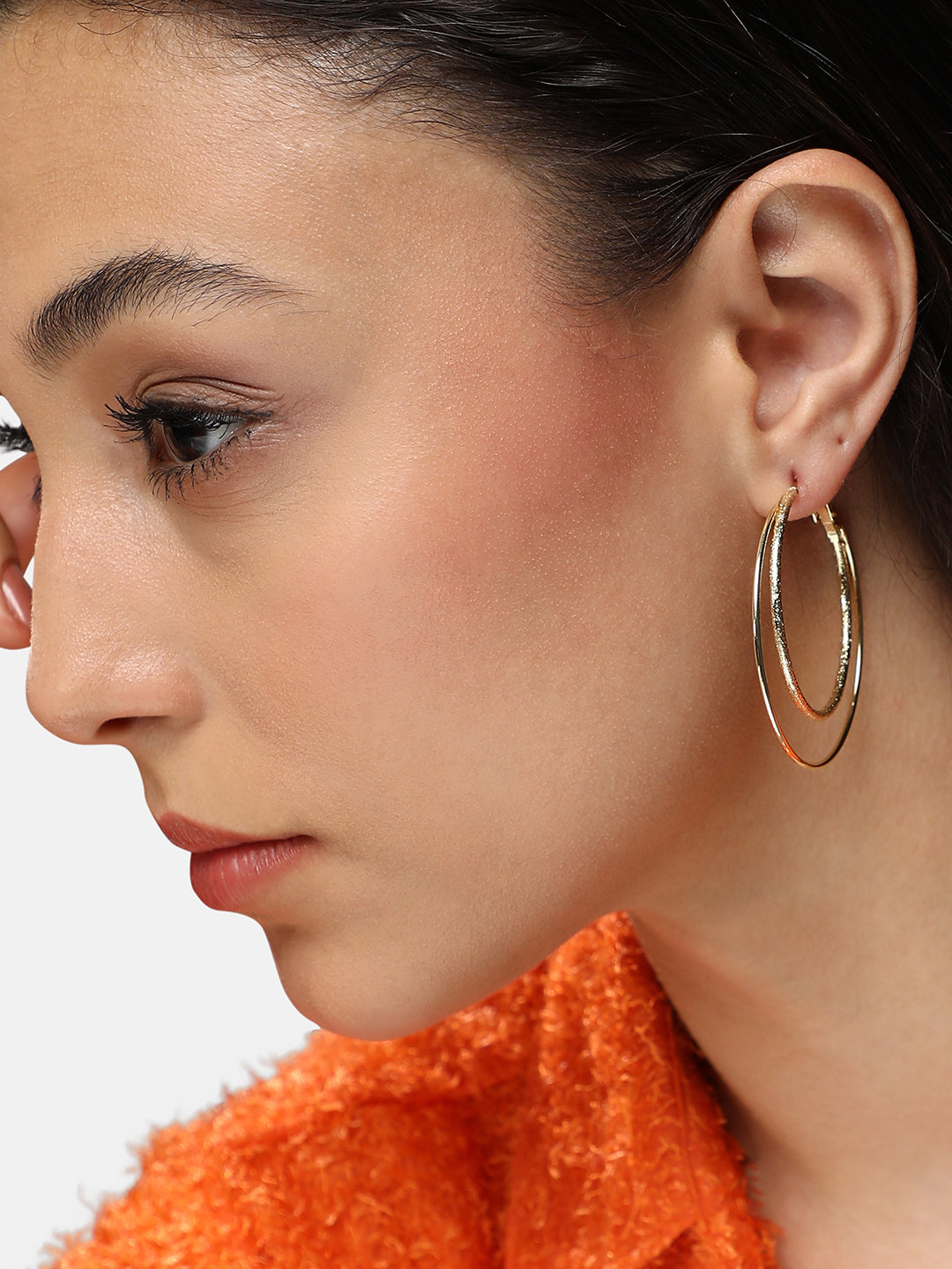 Gold-Plated Alloy Earrings