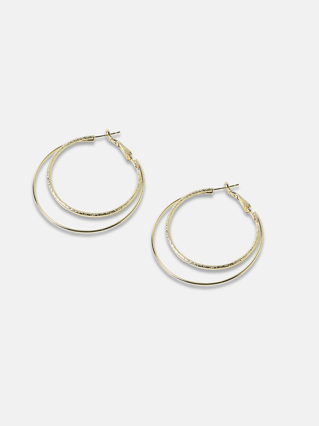 Gold-Plated Alloy Earrings