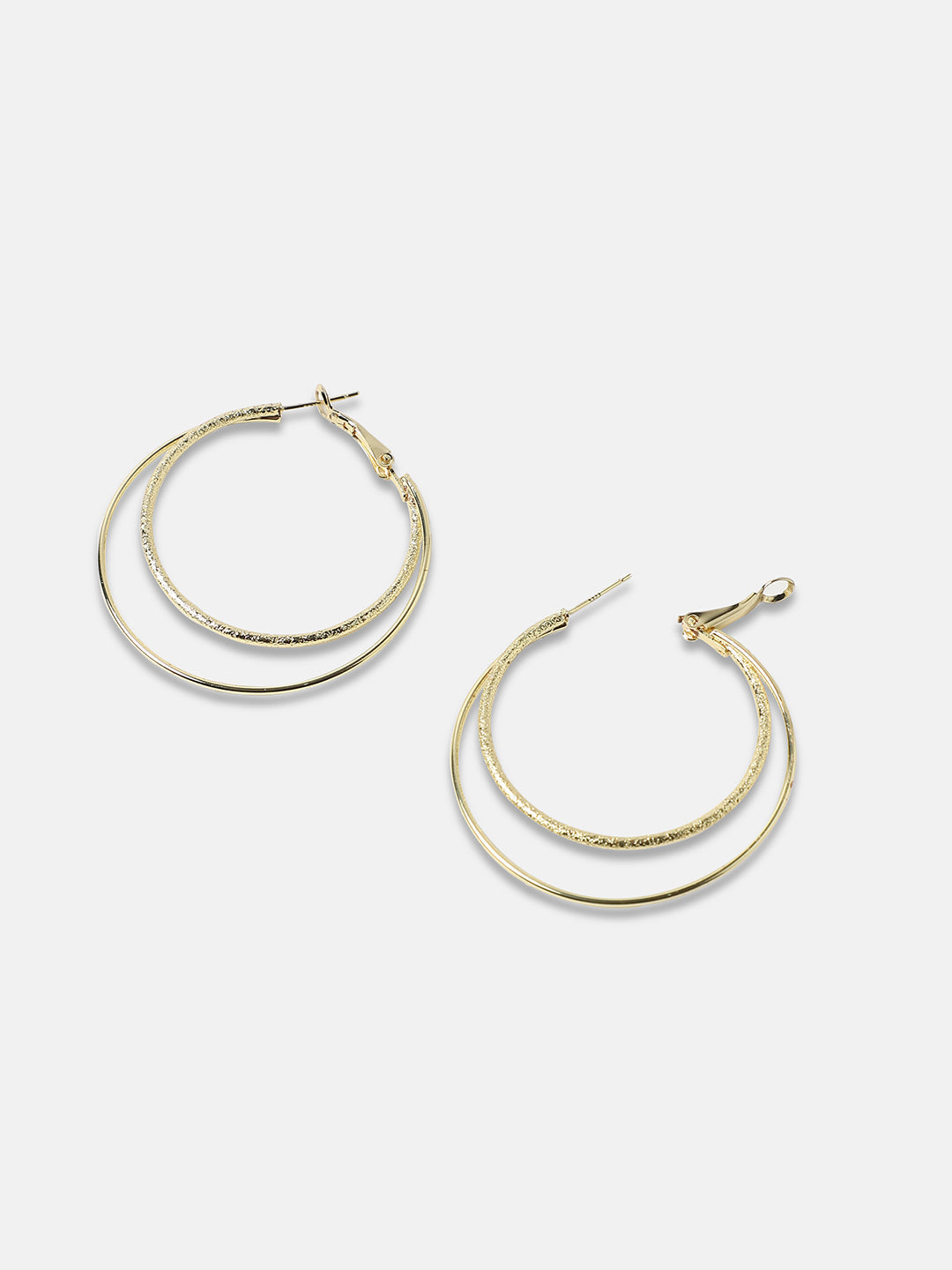 Gold-Plated Alloy Earrings