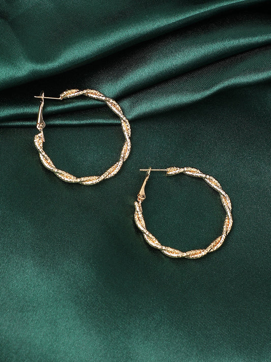 Twisted Hoop Earrings