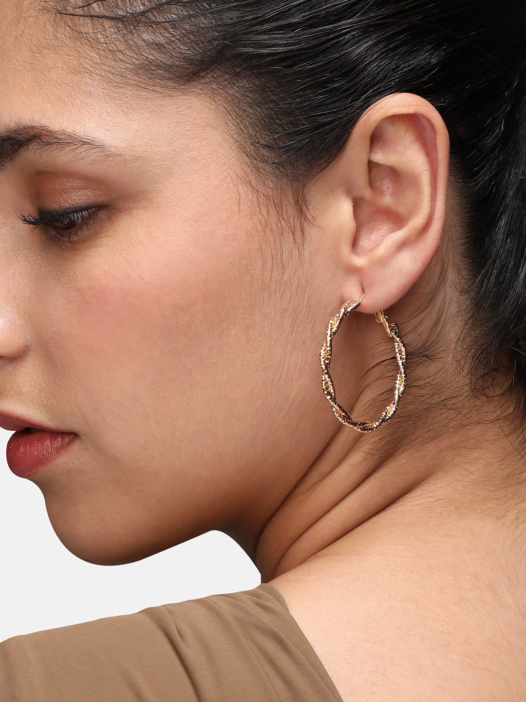 Twisted Hoop Earrings