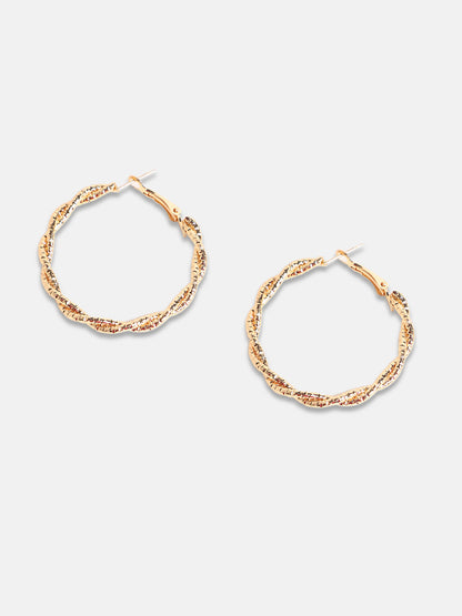 Twisted Hoop Earrings